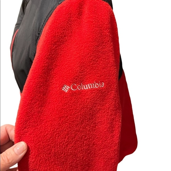 COLUMBIA fleece zip sweatshirt size L - Picture 4 of 5